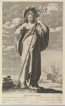 Sibylle de Cumes, ca. 1635. Creators: Gilles Rousselet, Abraham Bosse