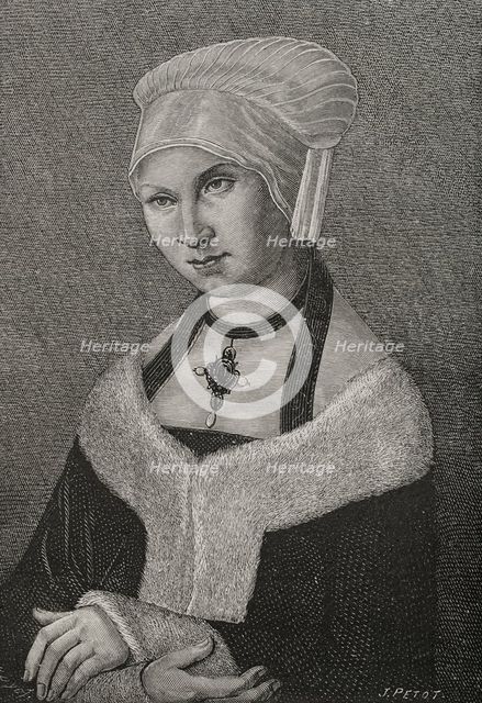 Sibylle of Saxony, (1515-1592), Saxon princess of the Albertine line of the House of Wettin, 1877.  Creator: J Petot.