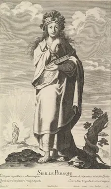 Sibylle Persique, ca. 1635. Creators: Gilles Rousselet, Abraham Bosse