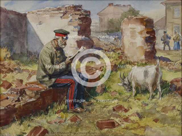 Sic transit gloria mundi (Thus passes the glory of the world), 1922.