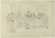 Sickbed Scene, n.d. Creator: Saverio della Gatta