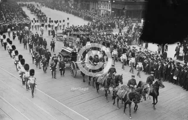 Sickles funeral, 1914. Creator: Bain News Service.