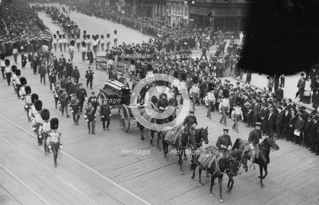 Sickles funeral, 1914. Creator: Bain News Service.