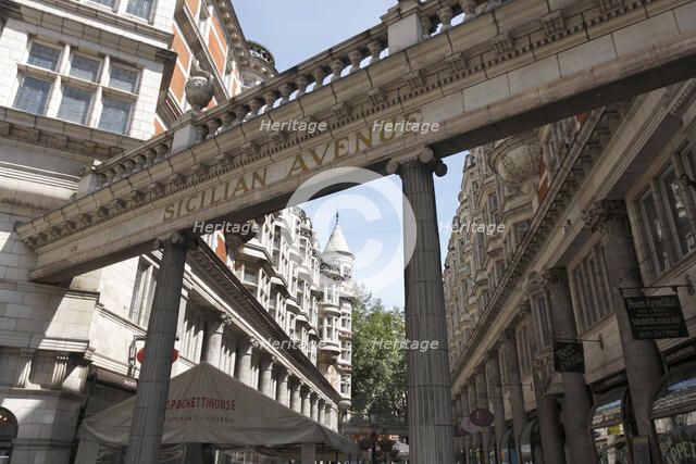 Sicilian Avenue, Bloomsbury, London, 2010. 