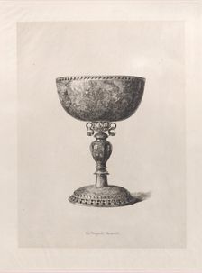 Sicilian Jasper Cup, 1864. Creator: Jules-Ferdinand Jacquemart