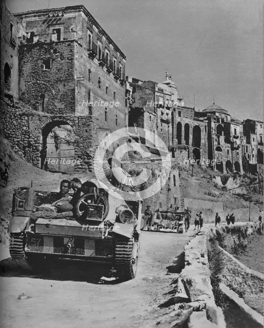 'Sicilian Mountain Stronghold Stormed', 1943. Artist: Unknown.