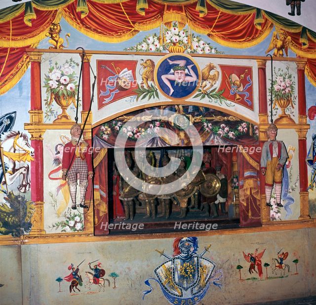 Sicilian marionette theatre. Artist: Unknown