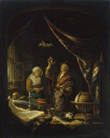 Sick Woman at the Doctor's, 1665. Creator: Gerrit Dou