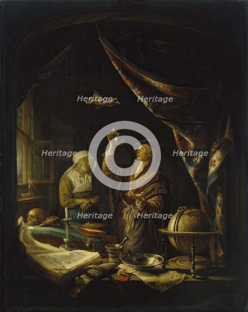 Sick Woman at the Doctor's, 1665. Creator: Gerrit Dou.
