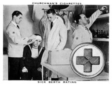 Sick Berth Rating, 1937.Artist: WA & AC Churchman