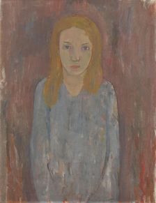 Sick girl, 1930. Creator: Nils Nilsson