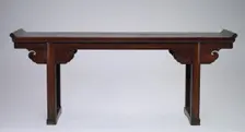Side Table with Everted Ends, late 1500s-1600s. Creator: Unknown