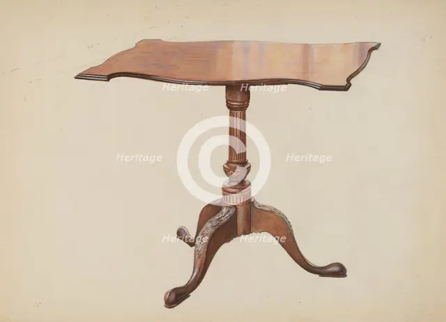 Side Table, c. 1936. Creator: Henry Moore.