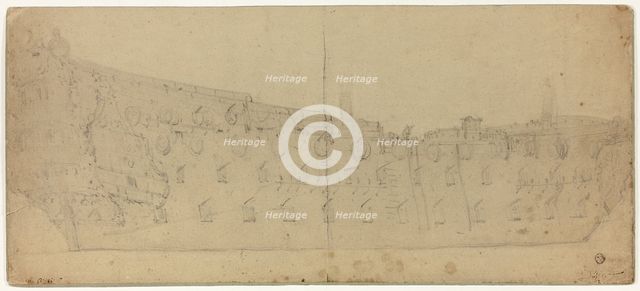 Side View of Man o' War, n.d. Creator: Willem van de Velde I.