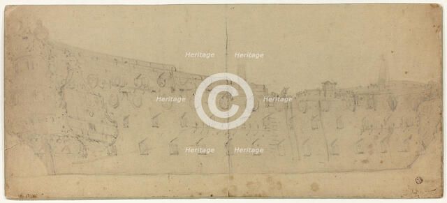 Side View of Man o' War, n.d. Creator: Willem van de Velde I.