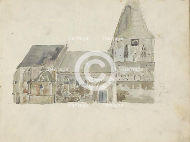 Side view of a church, 1822-1893. Creator: Willem Troost II.