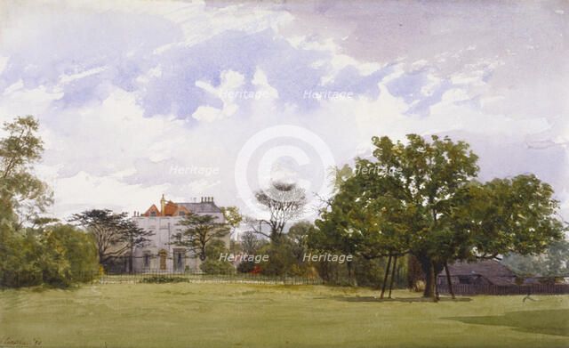 Side view of Turret House, Lambeth, London, 1880. Artist: John Crowther