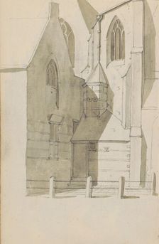 Side view of the Grote Kerk in Hoorn, c.1783-c.1797. Creator: Johannes Huibert Prins