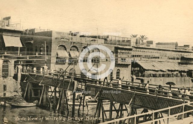 'Side View of Whiteley Bridge, Basra', c1918-c1939. Creator: Unknown.