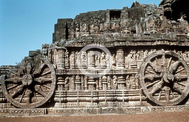 Side wall of the chariot, Temple of the Sun, Konarak, India, 13th century. Artist: Unknown