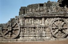 Side wall of the chariot, Temple of the Sun, Konarak, India, 13th century
