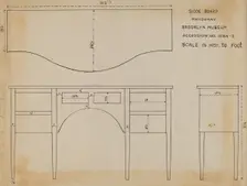 Side Board, 1935/1942. Creator: Unknown
