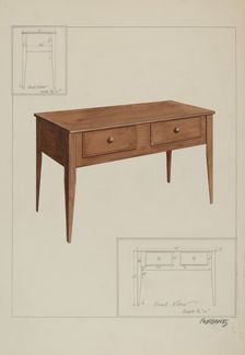 Side Board, c. 1937. Creator: George Fairbanks