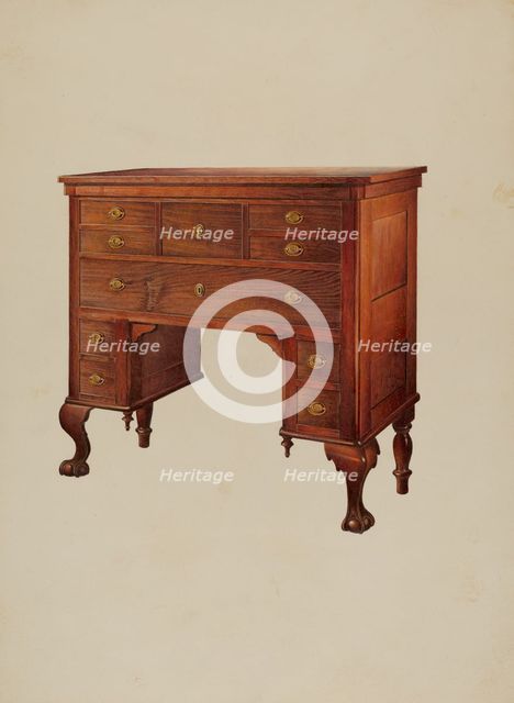 Side Board, c. 1937. Creator: Robert Pohle.