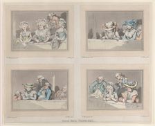 Side Box Sketches, June 5, 1786. Creator: Samuel Alken