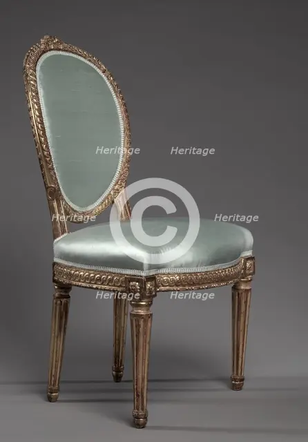 Side Chair (1 of 2), 1700s. Creator: Jean Baptiste fils Lelarge (French, 1743-1802).