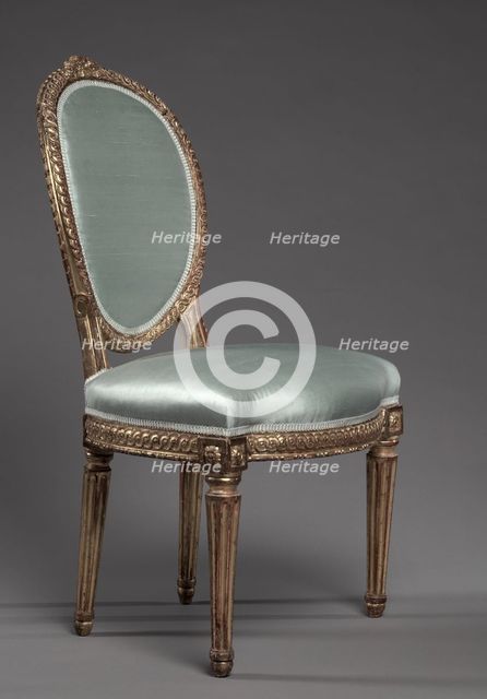 Side Chair (1 of 2), 1700s. Creator: Jean Baptiste fils Lelarge (French, 1743-1802).