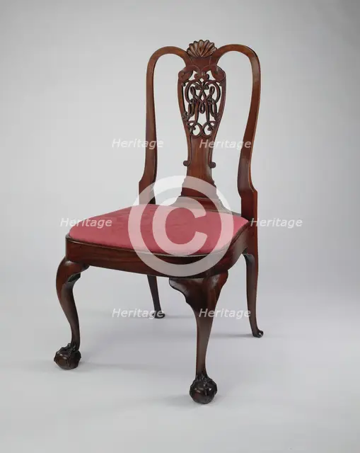 Side Chair, 1742/90. Creator: Unknown.
