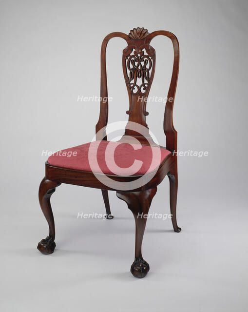 Side Chair, 1742/90. Creator: Unknown.