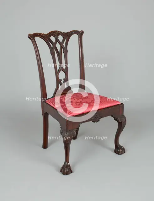Side Chair, 1755/75. Creator: Unknown.