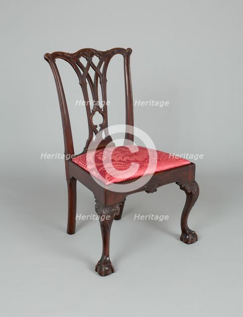 Side Chair, 1755/75. Creator: Unknown.
