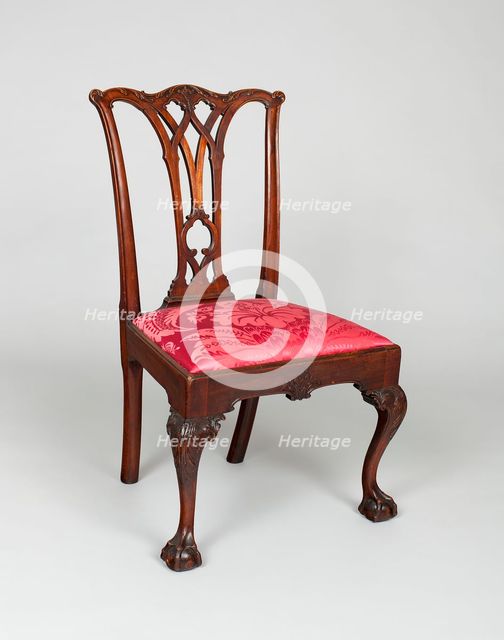 Side Chair, 1755/75. Creator: Unknown.