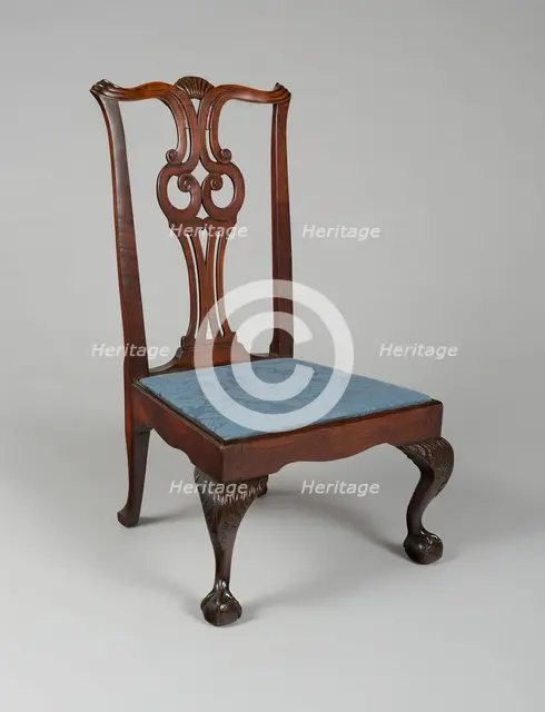 Side Chair, 1755/90. Creator: Unknown.