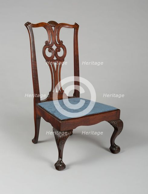Side Chair, 1755/90. Creator: Unknown.