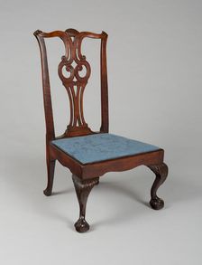 Side Chair, 1755/90. Creator: Unknown