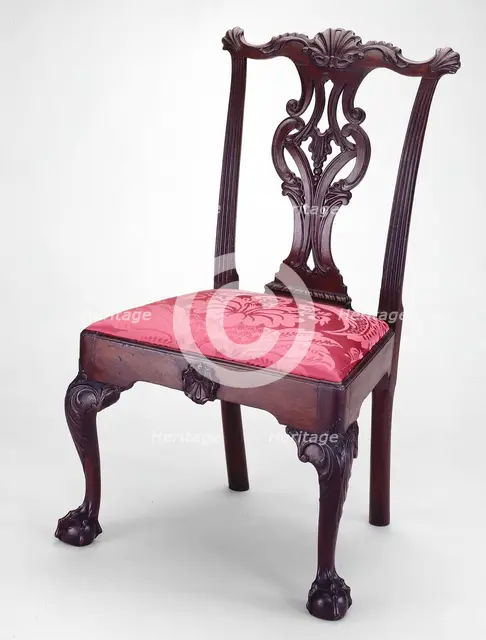 Side Chair, 1750/55. Creator: Unknown.