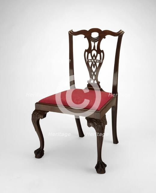 Side Chair, 1760/85. Creator: Unknown.