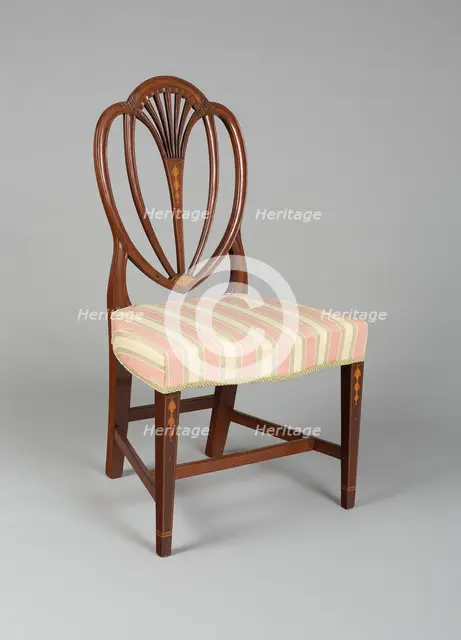Side Chair, 1790/1800. Creator: Unknown.