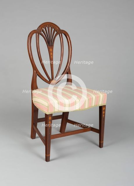Side Chair, 1790/1800. Creator: Unknown.