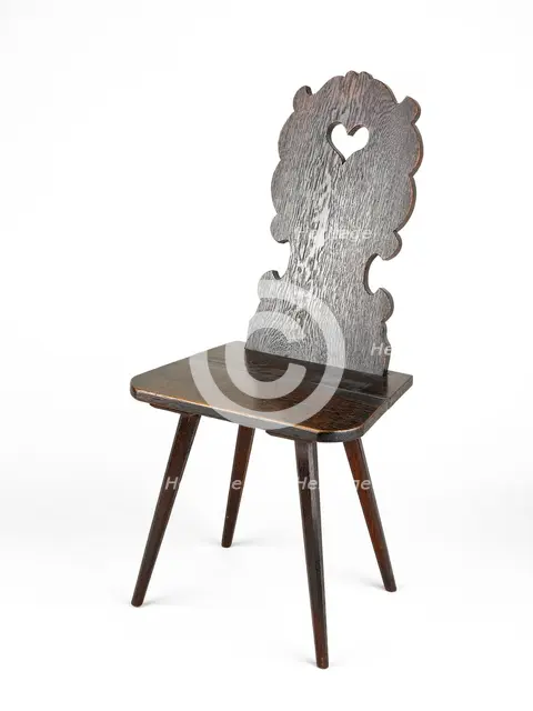 Side Chair, 1825/75. Creator: Unknown.