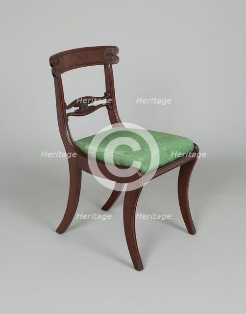 Side Chair, 1825/26. Creators: Sherlock Spooner, George Trask.