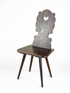Side Chair, 1825/75. Creator: Unknown