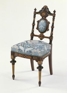 Side Chair, 1869/70. Creator: Herter Brothers