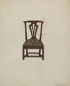 Side Chair, 1935/1942. Creator: Edna C. Rex