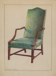 Side chair, 1935/1942. Creator: George Loughridge