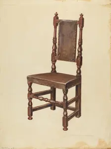 Side Chair, 1935/1942. Creator: Gilbert Sackerman